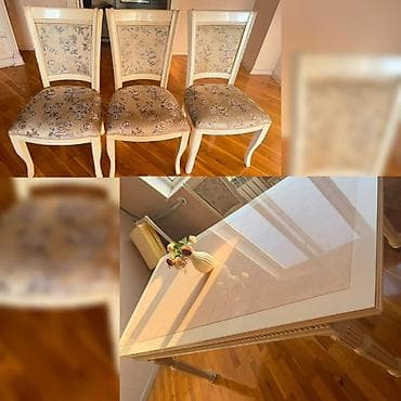 Acilan stol 8 stul 300 azn.( 20.000 lik mebel destinin stol.stuludur