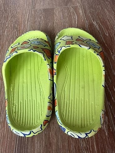 Комплекты одежды: Цвет - Зеленый Шлёпанцы, Размер: 26, Унисекс — 2