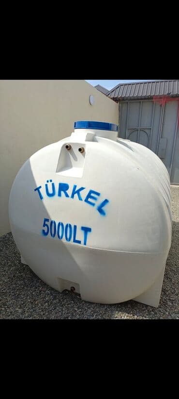 çənlər: Bak, Plastik, 5000 l l, İşlənmiş, Ünvandan götürmə — 1