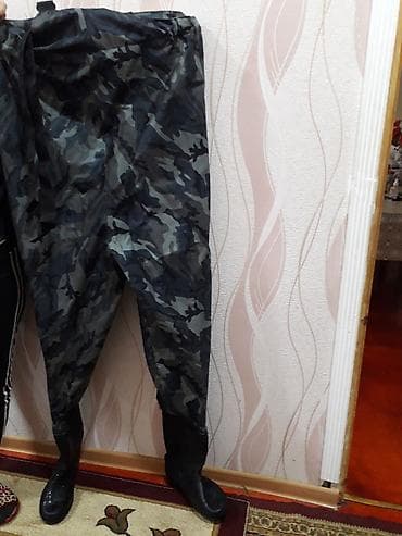 mini keys: Kamuflyaj naxışlı balıqçı gövdəlik çəkmələr (waders) - Tip: dizdən — 1