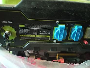 alkapon satışı: Benzinlə işləyən təkfazalı generator Texniki göstəricilər: - — 3