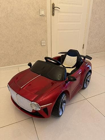 Uşaq üçün elektrikli minik maşını – qırmızı rəng - Tək oturacaqlı
