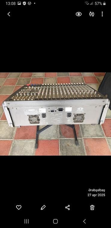 Звуковое оборудование: Orjinal Dynacord 1600 2 ci versiya. Əla vəziyyətdədir heç bir problemi — 3