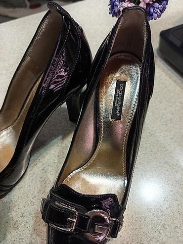 Мокасины и лоферы: Туфли, Dolce & Gabbana, Размер: 38, цвет - Черный, Б/у — 2