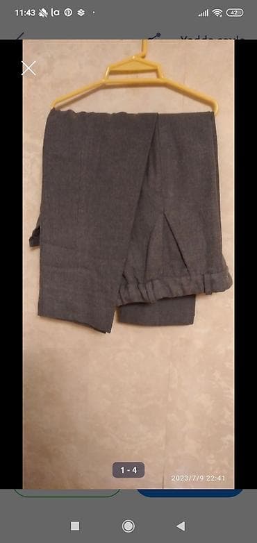 Детские электрокары: Uşaq klassik şalvarı,2eded şalvardır - Rəng: tünd boz/boz melanj - — 2