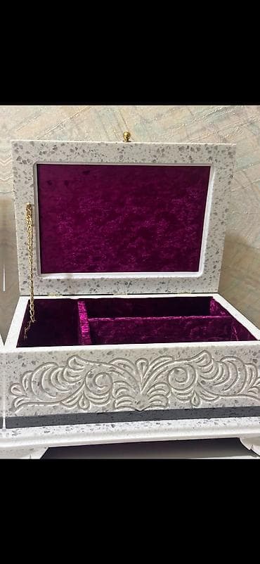 dekor evler: Qranit/akril daşdan dekorativ qutu - Material: süni daş/qranit tipli — 6