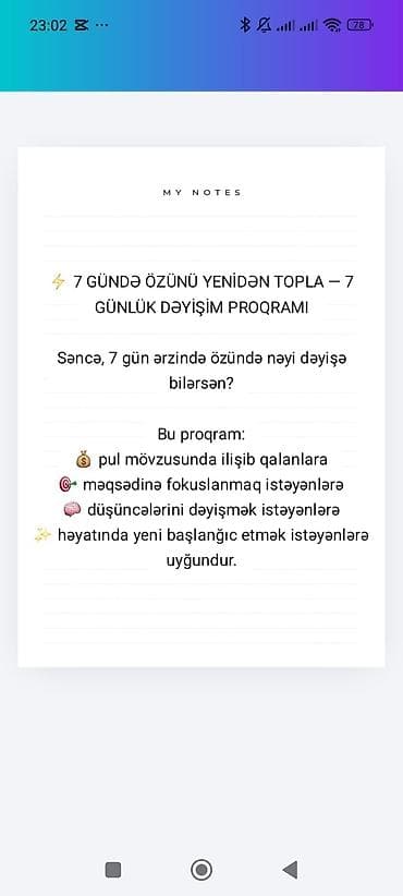 plastik qapi pencere setkasi: Xidmət: Özünüinkişaf və düşüncə dönüşümü proqramları Təsvir: - 21 — 2