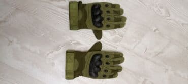 Перчатки: Taktiki Motosiklet əlcəkləri – zeytun yaşılı rəngdə. İstifadə — 2