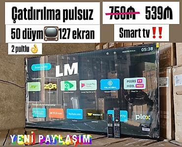 Техника и электроника: VESTA SMART televizor - Ekran: 50 düym / 127 sm - Smart TV — 1