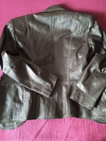 женские бомберы: Dəri kurtka, Bershka, XL — 12