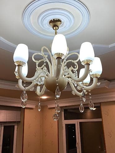 Çılçıraq, 8 lampa, Metal