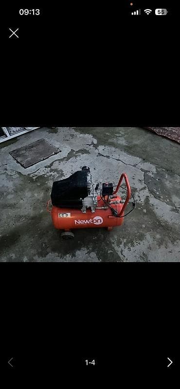 Çəkiclər, kuvaldalar: Newton hava kompressoru - Brend/model: Newton (şəkillərdəki portağal — 1