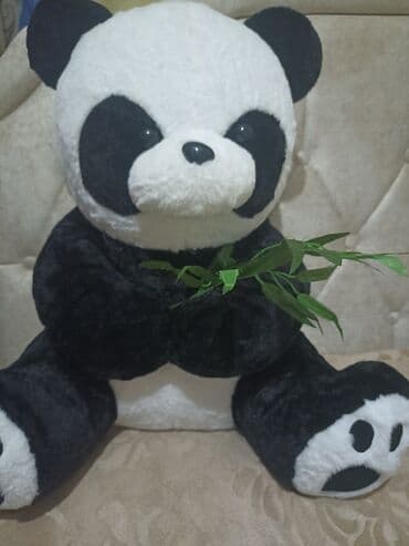 домики для барби: Məmnunluqla təqdim olunur: yumşaq plyuş oyuncaqlar dəsti. - Panda — 1
