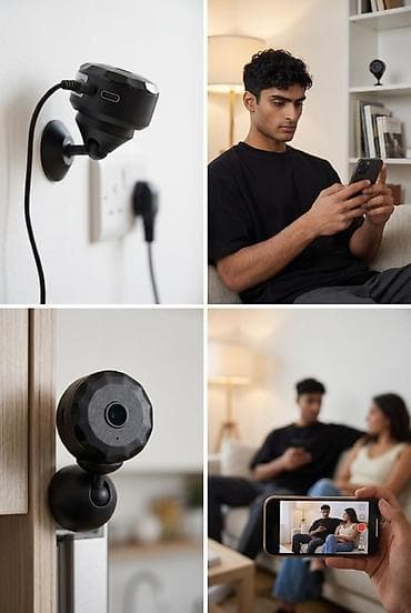 Wi‑Fi Mini Kamera – V720 APP dəstəyi Kompakt, maqnitli dizaynlı Wi‑Fi — 1