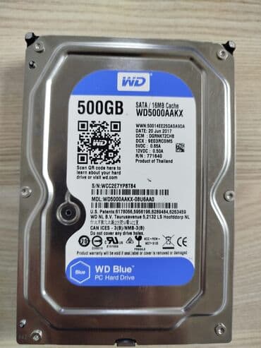ssd kingspec 240gb: Sərt disk (HDD) Western Digital (WD), 512 GB, İşlənmiş — 1
