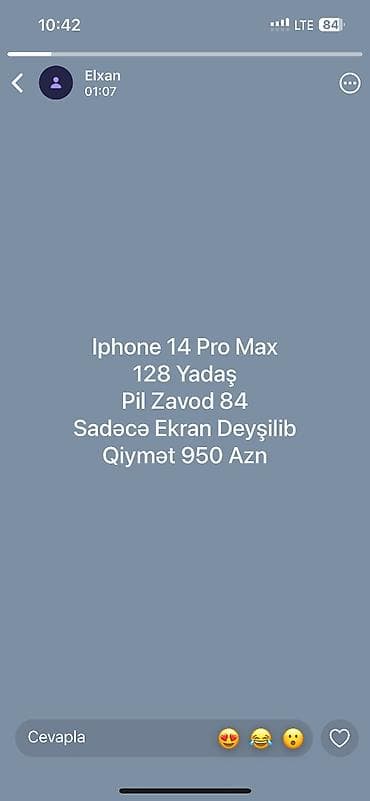 IPhone 14 Pro Max, 128 GB, Deep Purple lalafo.az -da IPhone 14 Pro Max, 128 GB, Deep Purple