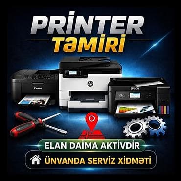 termal printer: "Printer təmiri ustası" olaraq printerlərin təmiri, quraşdırılması — 1