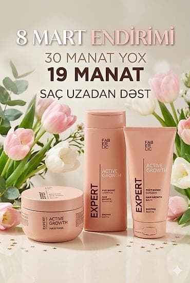 Kosmetika: Faberlic dəstləri kataloqdan 20% aşağı almaq istəyənlər yazsın — 3