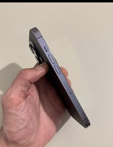 tecno spark slim 5g: IPhone 14 Pro, 256 GB, Deep Purple, Zəmanət, Kredit, Qırıq — 1