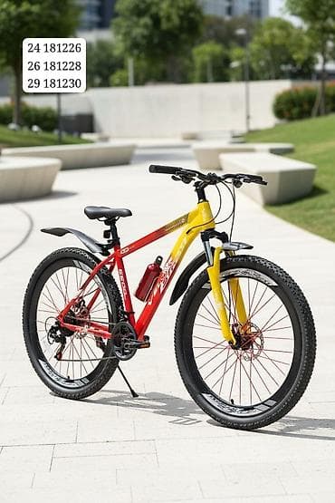 Velosiped – dağ/şəhər tipli, 24/26/29 ölçülü təkər variantları