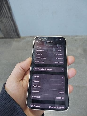 alfa: IPhone 13, 128 GB, Ağ — 2