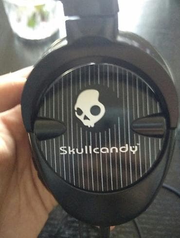 İşlənmiş Simli Qulaqcıqlar, SkullCandy, rəng - Qara