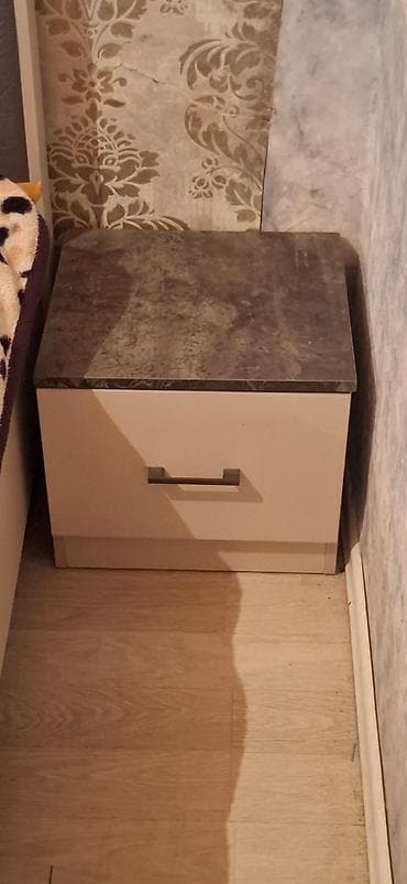 Yataq otağı mebel dəsti - Rəng və dizayn: Açıq bej korpus, tünd