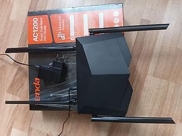 azercell router: Tenda AC1200 Smart Dual-Band Wi‑Fi Router Xüsusiyyətlər: - İkizolaqlı — 2
