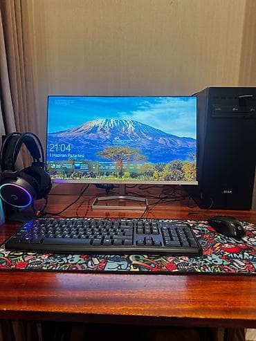 hyperx cloud alpha s: Masaüstü kompüter dəsti Tərkibi: - Sistem bloku: “STAR” korpus, ön — 1