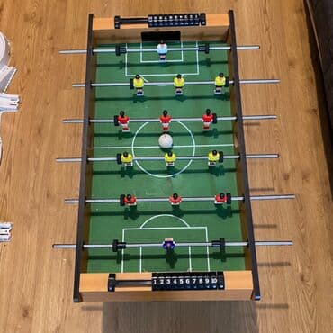 kubik rubik timer: Masaüstü futbol oyunu Masaüstü futbol. Olçüləri 80x6. "İstifadəçinin — 3