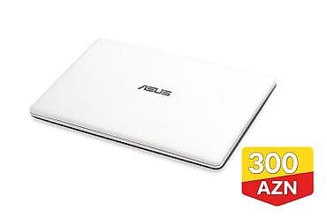 ASUS noutbuk - Rəng: ağ qapaq, qara çərçivə - Korpus: yüngül və nazik