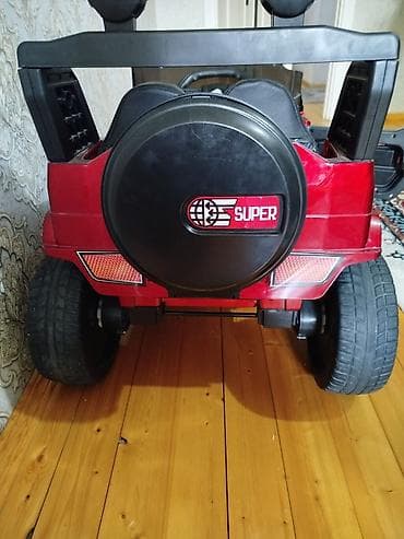 lego ikinci el: Uşaq üçün elektrikli ride-on avtomobil – qırmızı rəngdə SUV tipli — 2