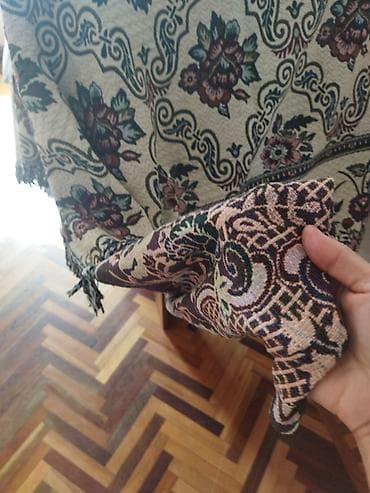 ortuklər: Divan üçün rəng - Bej Yataq örtüyü — 2