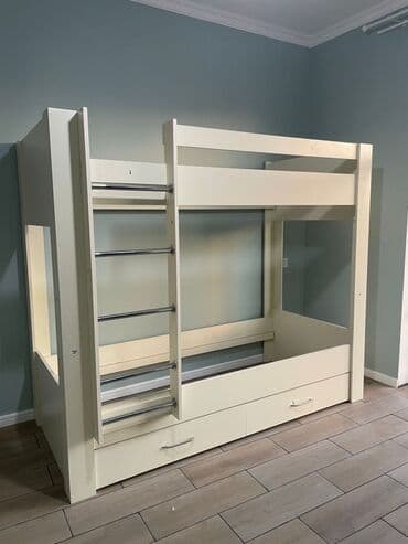 Oğlan və qız üçün, Çarpayı, Matrassız, Siyirməli, MDF