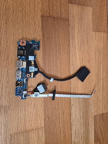 Noutbuk komponentləri: Dell Latitude 3410 ana plata. Ekran kabeli girən yeri nasazdır. təmir — 4