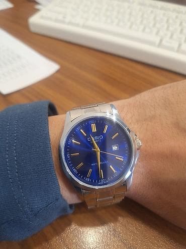 Aksesuarlar: Qol saatı, Casio, rəng - Göy — 1