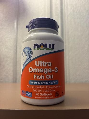 NOW Ultra Omega‑3 Fish Oil – 90 softgel - Tərkib: balıq yağı — 1