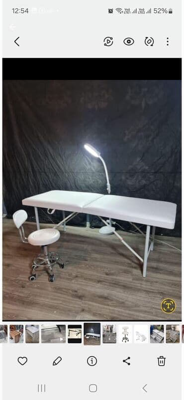 zeferan satisi: Yeni, Kosmetoloji kuşetka, Qatlanan, rəng - Ağ — 12