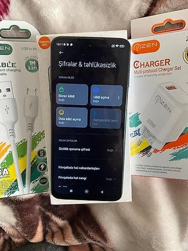 redmi k90: Redmi Note 9 Pro, 64 GB, rəng - Mavi, Barmaq izi, Face ID — 7