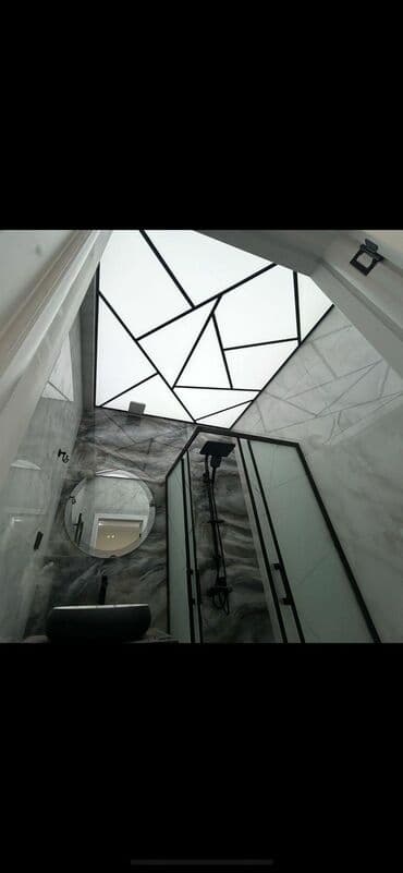 asma tavanlar hamam: Asma tavan, Şüşə, Suyadavamlı, Pulsuz çatdırılma, Pulsuz quraşdırma, Zəmanətli — 10