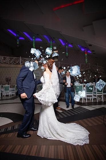 Öz gəlinlk paltari satiram! 5saat geyinilib. Ximçistka olunub, mokvada lalafo.az -da Öz gəlinlk paltari satiram! 5saat geyinilib. Ximçistka olunub, mokvada