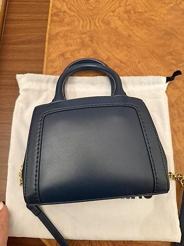 Original Love Moschino çanta - Rəng: tünd mavi - Material: hamar — 3