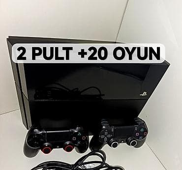 playsation 2: PS4 500gb 2pult 20oyun plomb açılmayıb, təmirdə olmayıb, qızmır — 1