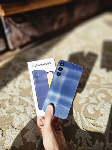 Samsung Galaxy A25, 256 GB, rəng - Göy, Düyməli, Barmaq izi, İki sim kartlı