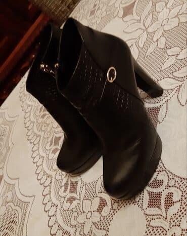 qış botları: Ölçü: 36, rəng - Qara, Yeni — 4