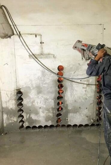 seyfi qapi: Beton kesimi beton kesen beton desen səssiz tozsuz səliqəli titrəyiş — 17