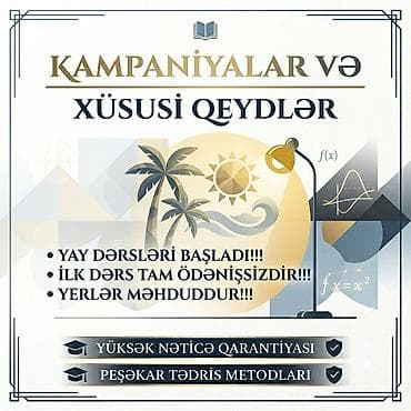 saz kursu: Repetitor, Riyaziyyat, Azərbaycan dili, İmtahanlara hazırlıq — 3