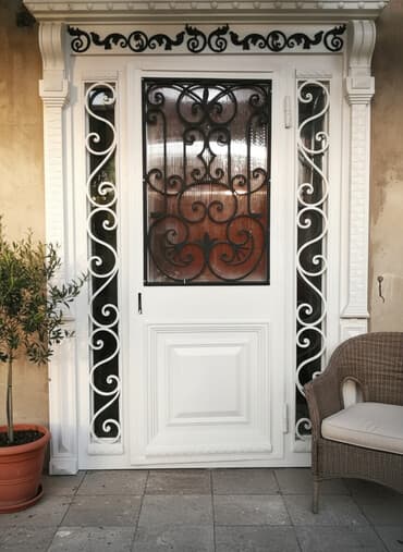 işlənmiş dəmir seyf qapılar: Yeni Giriş qapısı Şəbəkə ilə, Pulsuz quraşdırma, Ünvandan götürmə, Pulsuz çatdırılma, Ödənişli çatdırılma — 1