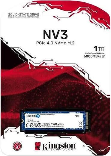sərt disk: Daxili SSD disk Kingston, 1 TB, M.2, Yeni — 1