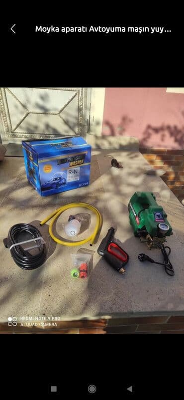 Təzyiqli yuyucu aparat, maşınları və digər səthləri təmizləmək üçün